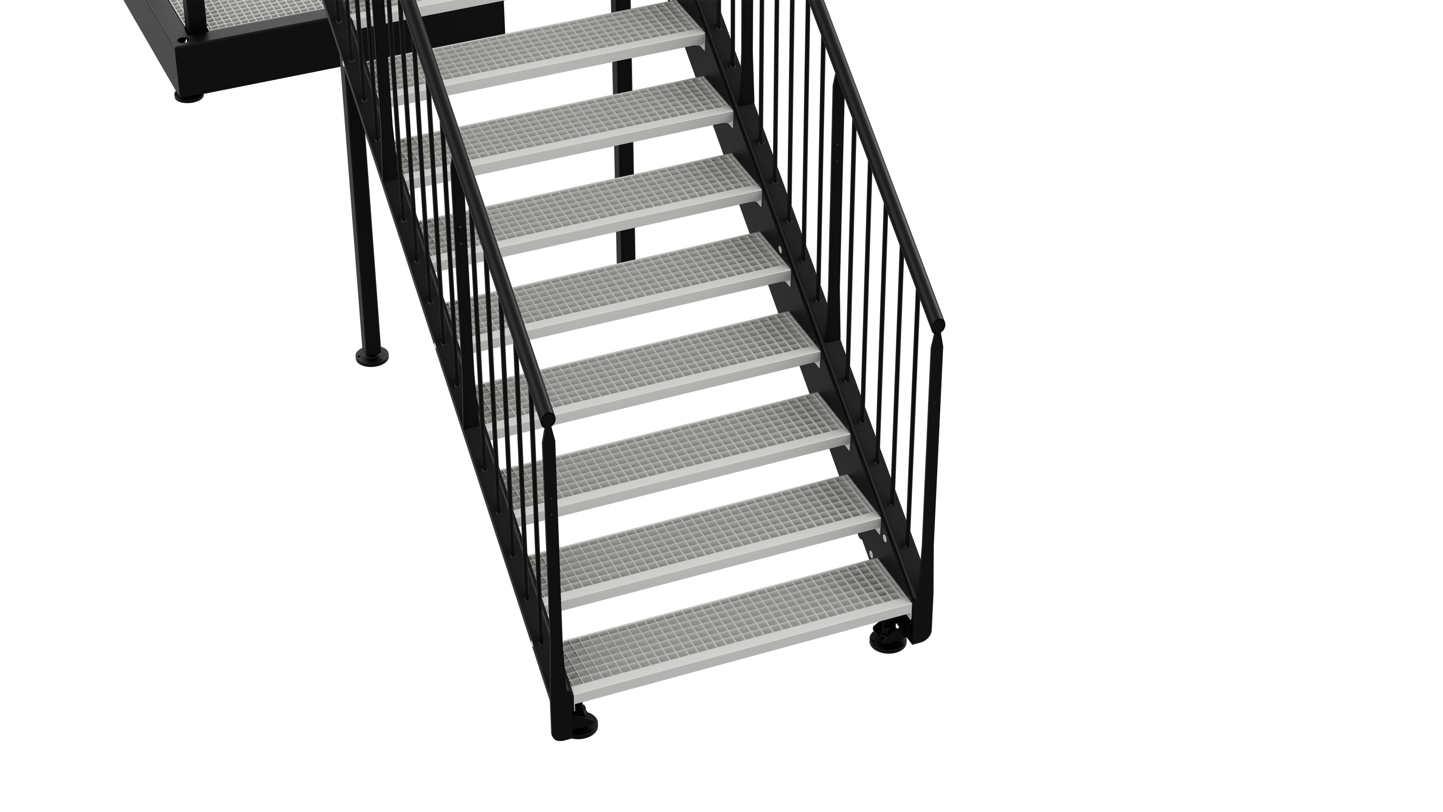 NEW: Flexbox staircase & landing platform