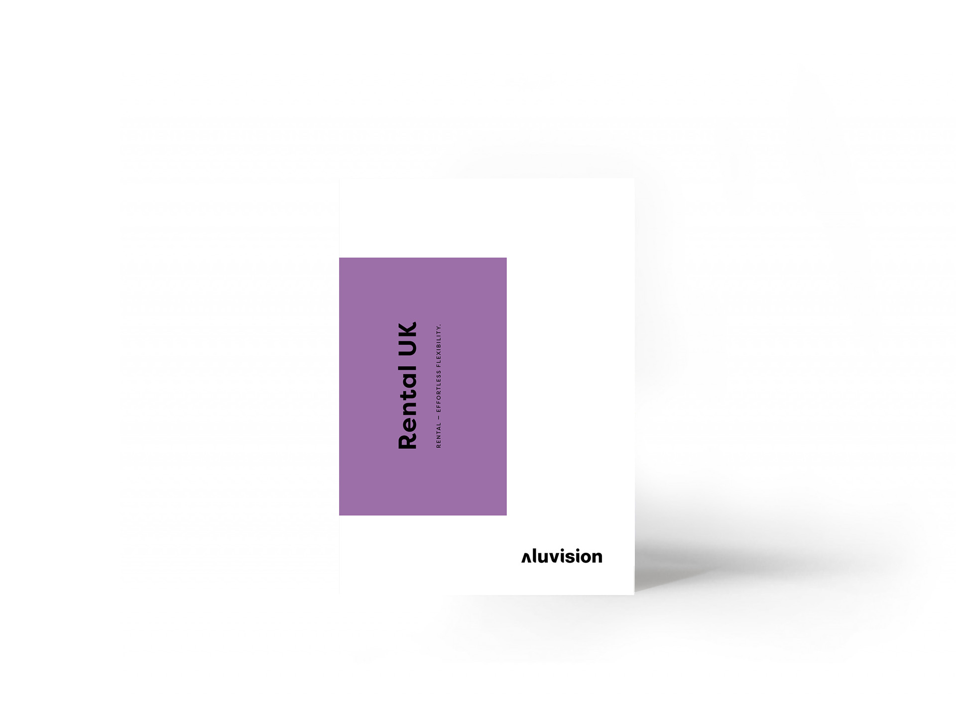 Rental UK brochure